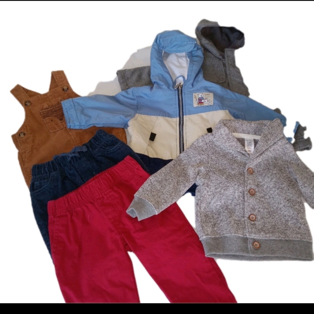 Boys 6 Pc Bundle Mixed Clothing 6-12M - Picture 7 of 7
